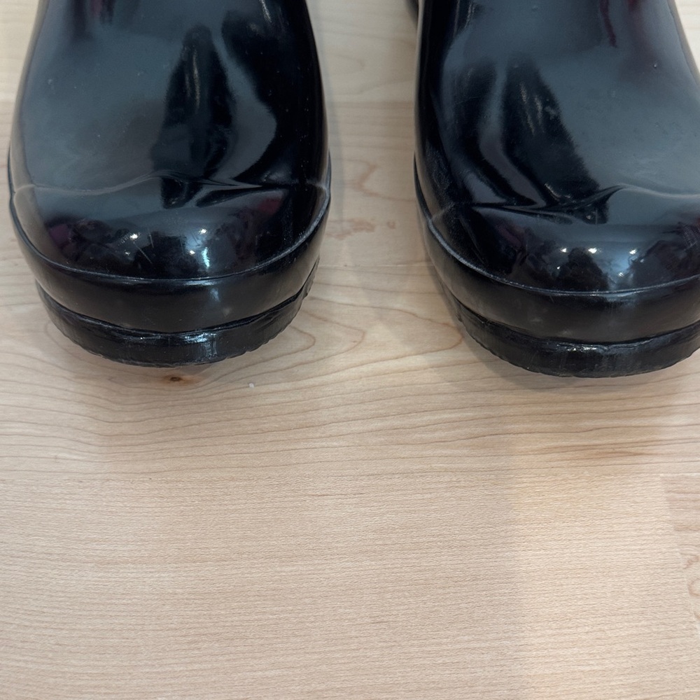 Hunter Glossy Black Rain Boots - Picture 2 of 8